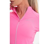 Discipline Funnel Neck Sport Gym Zip Through Top Jacket Discipline 365 Pink L