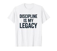 Discipline Is My Legacy. Vintage Warrior Spirit. T-Shirt
