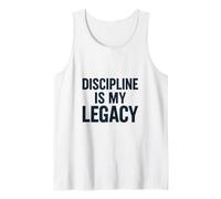 Discipline Is My Legacy. Vintage Warrior Spirit. Tank Top