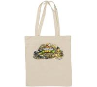 Discipline Is The Key First Natural Cotton Tote Bag White