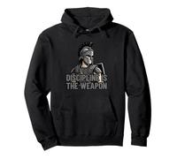 Discipline Is The Weapon Warrior Design Pullover Hoodie