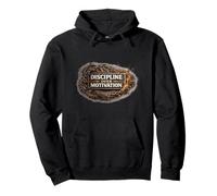 Discipline Over Motivation Mindset Pullover Hoodie