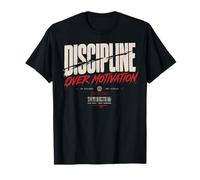 Discipline Over Motivation - No Feelings Just Results T-Shirt