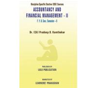 Discipline Specific Elective (DSE) Courses 'Accountancy and Financial Management - II' F.Y.B.Com.: Semester - II