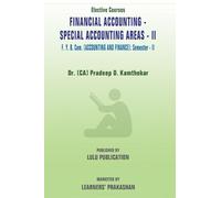 Discipline Specific Elective (DSE) Courses 'Financial Accounting - Special Accounting Areas II' F.Y.B.Com. (Accounting and Finance): Semester - II