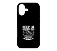 Discipline Survives The Storm Mental Toughness Case for iPhone 17