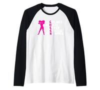 Disciplined Athlete Leader Fearless Performer Funny Cheer Raglan Baseball Tee