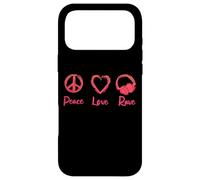 DiscJockey Peace Love Rave Music DJ Case for iPhone 17 Pro Max