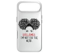 Disclaimer I am Not For The Weak Black Queen Afro Puffs Sass Case for iPhone Air