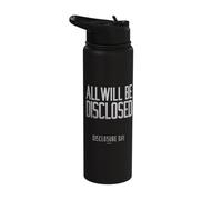 Disclosure Day All Will Be Disclosed Stainless Steel Insulated Water Bottle