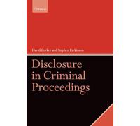 Disclosure in Criminal Proceedings