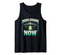 Disclosure Now UFO Movement Futuristic Sci Fi Conspiracy Tank Top
