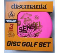 Discmania Active 3 Disc Unisex Adult Golf Set, White, Light Blue, One Size