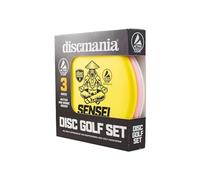 Discmania Active Soft Disc Golf Set of 3 - Includes Disc Golf Putter, Mid-Range and Driver, Frisbee Golf Disc Set, Disc Golf Starter Set (Colors Will Vary)