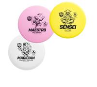 Discmania Active Soft Disc Golf Set of 3 - Includes Disc Golf Putter, Mid-Range and Driver, Frisbee Golf Disc Set, Disc Golf Starter Set (Colors Will Vary)