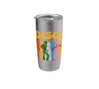 Disco 70s Dancing Retro Vintage Groovy Stainless Steel Insulated Tumbler