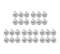 Disco Ball 6-30PCS Mirror Disco Ball 4cm Stage Light Reflective Rotating Bright Silver Glass Wedding Party Home Ktv Decor(4cm 30PCS)