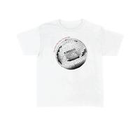 Disco Ball Baby Tee White - Child Small