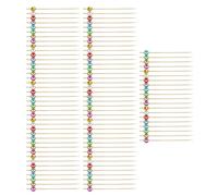 Disco Ball Cocktail Picks - 100 Piece Skewers Decorations | Cocktail Skewers | for Charcuterie BBQ Sandwich Christmas Holiday Party Supplies Indoor Outdoor Food Cake