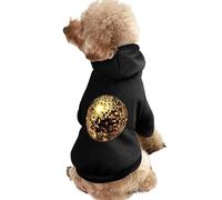 Disco Ball Cute Dog Hoodie Long Sleeve Sweatshirt | Comfort Warm Pet Outfit for All Cats Dogs