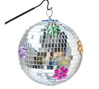 Disco Ball Decoration - 20cm Reflective Glass Mirror Light | Shining Effect Feature, Use of Event Decoration Club Stage Wedding Ballroom