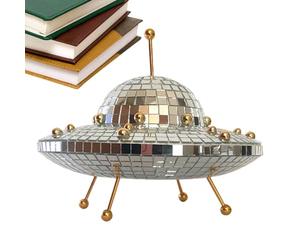 Disco Ball Decoration, Flying Saucer Disco Ball Decoration - The Disco Ball Ornament Generates Different Reflections When Light Hits The Miro
