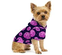 Disco Ball Dog Costume Novelty Shirt Pet Hoodie Sweatshirt Clothes Pullover Jumper XL