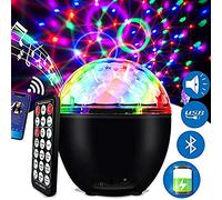 Disco ball LED led 16 color disco nightclub lighting stage lights with Bluetooth remote control and USB cable disco ball lights for party bar DJ birthday wedding
