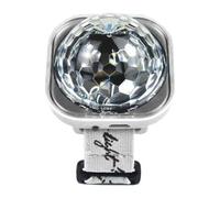 Disco Ball Light - Mini Ball Light Up Disco Magic Ball Sound Activated LED Disco Lights Watch - USB Rechargeable Bracelet for Home and Car Battery Operated, Fourn