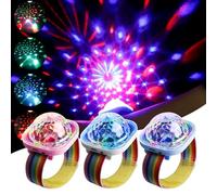Disco Ball Light, Pack of 3 Mini Disco Ball Light, 5 Modes Disco Ball Party Light, Disco Ball Light, Disco Light Party Light, Small Disco Ball Bracelet, Rechargeable