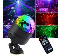 Disco Ball Light, Party Lights Disco Lights, led Mini Colour Stage Light Sound Activated Automatic, Strobe Light Halloween Christmas Decoration Lights Happy Birthday Gift Wedding Club Show