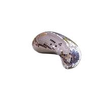 Disco Ball Melted Disco Ball Wall Art Home Decor Table Sculpture Interior Furniture Drip Vintage Sparkle Mirror(Siliver)