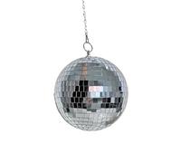 Disco Ball Mirror Disco Ball Decor Hanging Home Rotating Glass Party Decoration Bar Reflection(25cm)