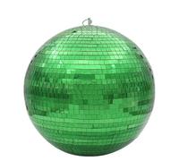 Disco Ball Mirror Disco Ball Stage Light Rotating Glass Party Decorations Ktv Bar Dj Lighting Reflection Colorful(Green,Diameter 20cm 7.87in)