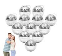 Disco Ball Party Ball Hanging Mirror Bar Decoration - Silver Look Decorative Supplies for Bar, Club, Theatre
