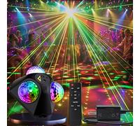 Disco Ball Party Lights 3 Magic Ball Sound Activated Disco Light for Home Karaoke Dance Birthday Wedding Club Party Decoration