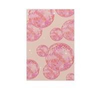 Disco Ball Poster Hot Pink Preppy Style Canvas Wall Art Preppy Style Aesthetic Poster Hipster Wall Art Hipster Poster Vintage Disco Ball Poster Canvas Poster Wall Art Decor Print Picture Paintings for