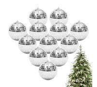 Disco Ball Reflector Mirror Cube Design Reflective Silver Decoration