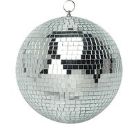 Mirror Disco Ball Silver Hanging Glitter Ball For DJ Dance Party Parties - 200mm