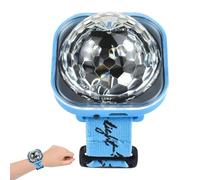 Disco Ball Wrist Watch, Disco Ball Wristband, Rechargeable Magic Ball Light, Portable Mirrors Ball USB Disco Light Up Bracelet for Kids Many Occasions