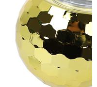 Disco Balls Cup with Straw, Unique Retro Disco Design, 580ml Capacity Drink Cups for Parties, KTV, Bars, Nightclubs, Fun Gifts or Party Supplies (Gold)