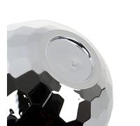 Disco Balls Cup with Straw, Unique Retro Disco Design, 580ml Capacity Drink Cups for Parties, KTV, Bars, Nightclubs, Fun Gifts or Party Supplies (Silver)