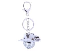 Disco Balls | Mini Cowboy Hat Disco Mirror Ball Keychain | Hangable Reusable Ball Party Decorations for Women, Men, Boys, Girls