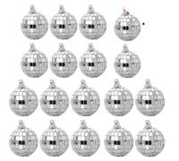 Disco Balls Mirror Balls Party Shining Ball Christmas Laser Reflective Glass Disco Tree Home Decoration Ornaments Faceted(4cm-18pcs)
