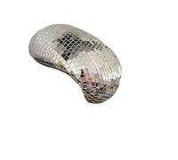 Disco Balls Pink Melting Disco Ball Wall Decor Maximalist Home Interior Glitter Light Reflected(Sliver)