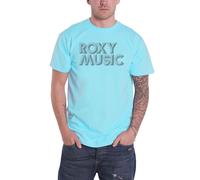 Disco Band Logo T Shirt Roxy Music Blue S