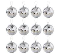 Disco Cake Decoration - Mini Disco Balls | Disco Decoration Hanging Ball | Attractive Hanging Ball Ornaments Perfect for Club, Festival, Wedding Decoration