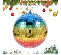 Disco Decor Hanging Ball, Disco Ball Decor Pendant | Gradient Disco Ball Ornaments, Disco-Themed Ceiling Supplies For DJ Club Stage Bar Wedding Holiday Christmas Accessories