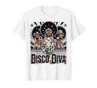 Disco Diva 70s 80s 90s Dancing Party Disco T-Shirt