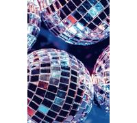 Disco Dreams: A5 Notebook with Mirrored Ball Design: A Bright & Colorful 200-Page Lined Notebook for Notes, Doodles, Lists, Journaling, Travel, ... Ideas, and More | 6” x 9” Glossy Softcover